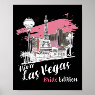 Las Vegas Bride Editie Las Vegas Viering Poster