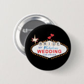 Las Vegas Bride Ronde Button 5,7 Cm (Voorkant /achterkant)