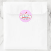 Las Vegas Bride Ronde Sticker (Tas)
