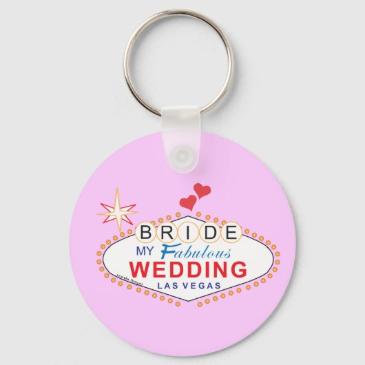 Las Vegas Bride Sleutelhanger (Voorkant)