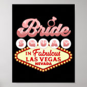 Las Vegas Bride Squad in Las Vegas Grappig Bruidsm Poster (Voorkant)