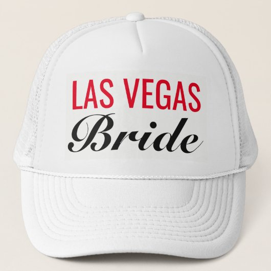 Las Vegas Bride Vegas Wedding Trucker's Pet (Voorkant)
