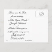 Las Vegas Brides trouwdatum aankondiging (Achterkant)