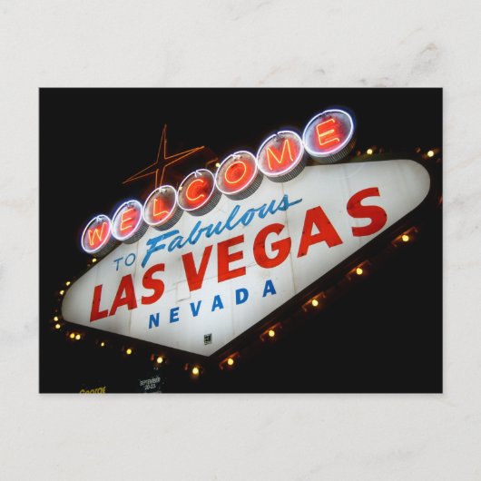 Las Vegas Briefkaart (Voorkant)