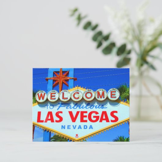 Las Vegas Briefkaart (Staand voorkant)