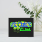 Las Vegas briefkaart (Staand voorkant)