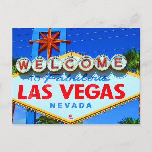 Las Vegas Briefkaart (Voorkant)