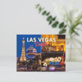 Las Vegas Briefkaart (Staand voorkant)