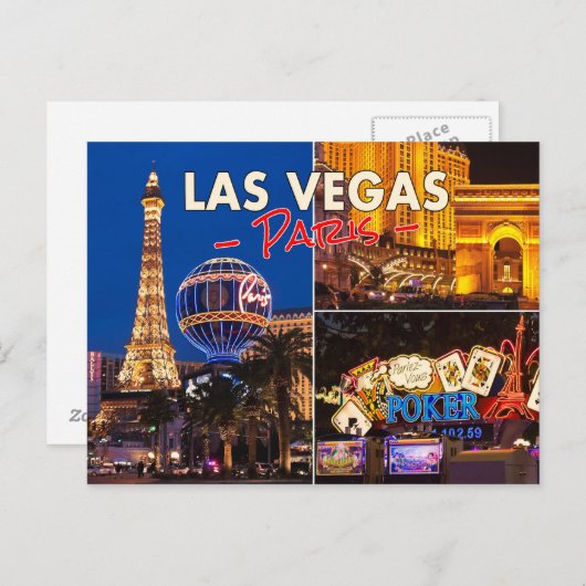 Las Vegas Briefkaart (Voorkant / Achterkant)