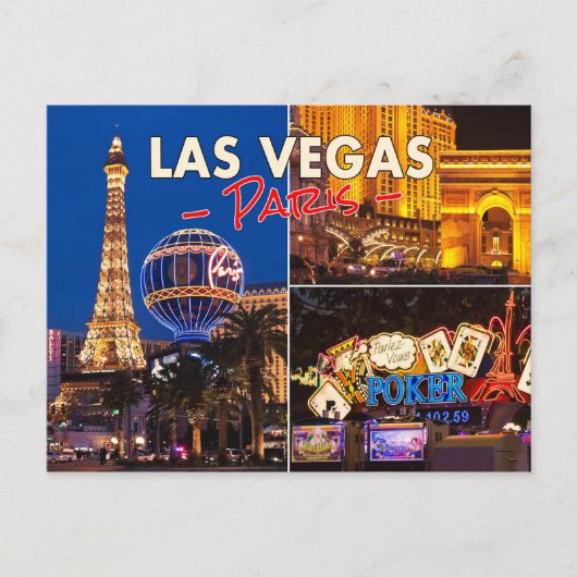Las Vegas Briefkaart (Voorkant)