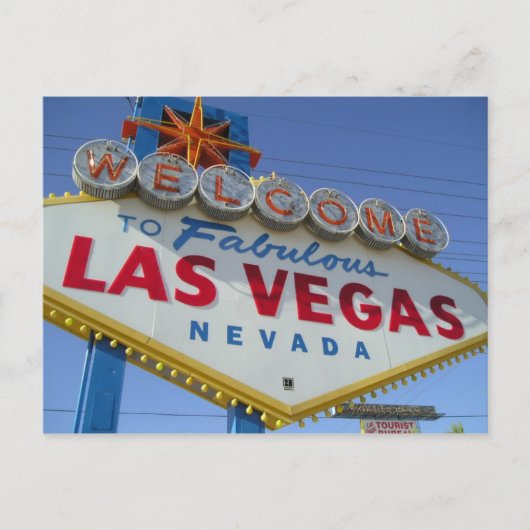 LAS VEGAS BRIEFKAART (Voorkant)
