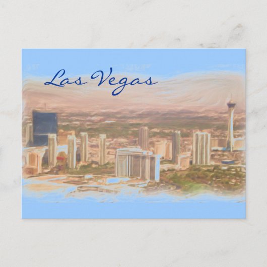 Las Vegas briefkaart (Voorkant)