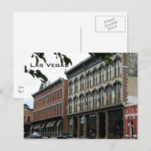 Las Vegas Briefkaart (Voorkant / Achterkant)