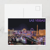 Las Vegas Briefkaart (Voorkant / Achterkant)