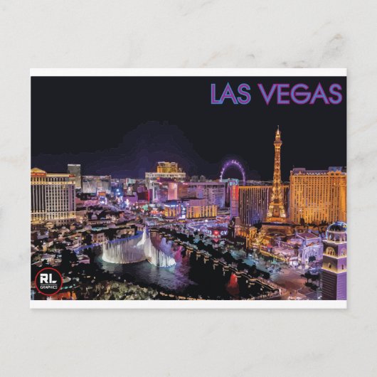 Las Vegas Briefkaart (Voorkant)