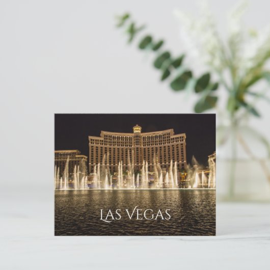Las Vegas Briefkaart (Staand voorkant)