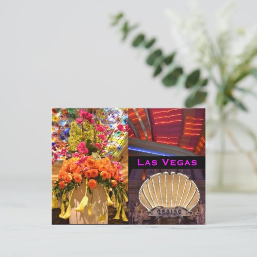 Las Vegas Briefkaart (Staand voorkant)
