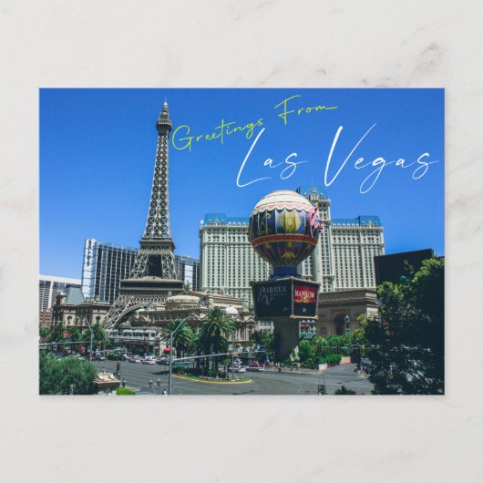 Las Vegas Briefkaart (Voorkant)