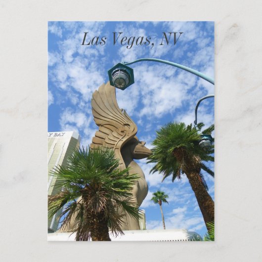 Las Vegas Briefkaart. Briefkaart (Voorkant)