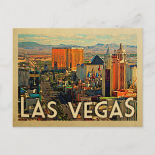 Las Vegas Briefkaart Vintage Travel Briefkaart