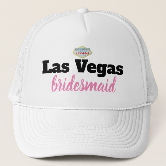 Las Vegas Bruid Trucker Pet (Voorkant)