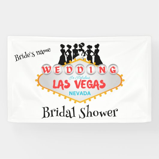 Las Vegas Bruiloft Banner (Horizontaal)