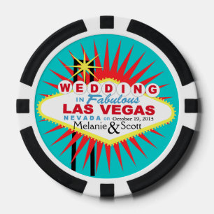 Las Vegas Bruiloft Casino Chip