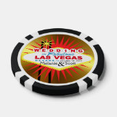 Las Vegas Bruiloft Casino Chip (Enkel)