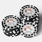 Las Vegas Bruiloft Casino Chips (Opstapeling)