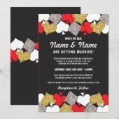 Las Vegas Bruiloft Casino Royale Party Kaarten Uit (Voorkant / Achterkant)