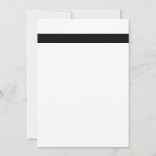 Las Vegas Bruiloft Dice Thema Wit en Zwart Kaart (Achterkant)