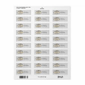Las Vegas Bruiloft Douche Label (Full Sheet)