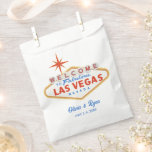 Las Vegas bruiloft gunst tas welkom cadeau Bedankzakje<br><div class="desc">Maak je klaar voor een memorabele Las Vegas bruiloft met deze aanpasbare bruiloft welkom gunsttassen! Het is het perfecte detail voor een welkomstzak of welkomstfeest.</div>