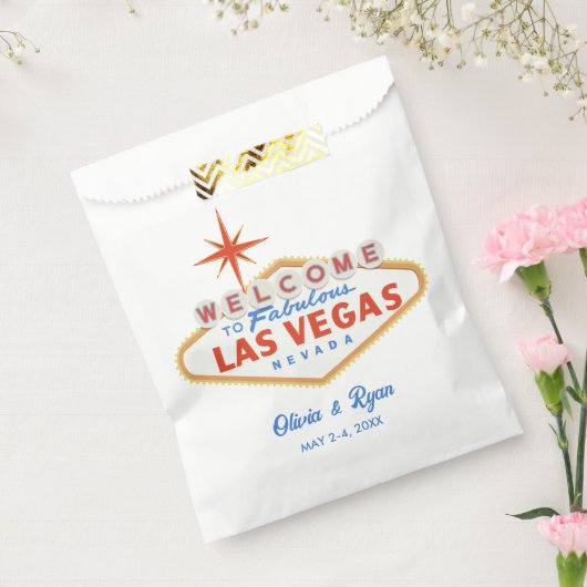 Las Vegas bruiloft gunst tas welkom cadeau Bedankzakje (Gezegeld)