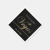 Las Vegas bruiloft met hart en ziel! Servetten (Hoek)
