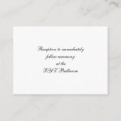 Las Vegas bruiloft Reception Kaarten (Achterkant)