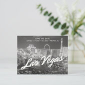 Las Vegas Bruiloft Save the Date Briefkaart (Staand voorkant)