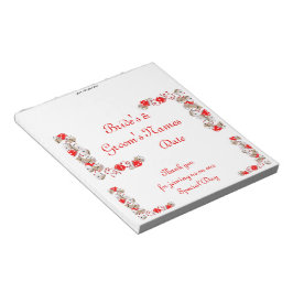 Las Vegas Bruiloft Snoep Bar Wrapper Party Favor Notitieblok