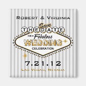 Las Vegas Bruiloft STD Magneet (Voorkant)