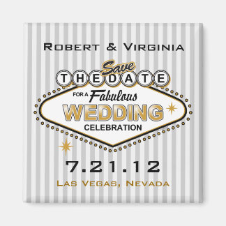 Las Vegas Bruiloft STD Magneet
