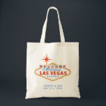 Las Vegas bruiloft welkom Tas<br><div class="desc">Maak je klaar voor een memorabele Las Vegas bruiloft met deze aanpasbare bruiloft welkom canvas tas! Het is het perfecte cadeau tas dat gasten daadwerkelijk willen houden.</div>