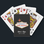 Las Vegas Bruiloft Welkomsttas Cadeau Matchbox Pokerkaarten<br><div class="desc">Leuke en unieke welkomsttas gunst. Pas uw namen en datum aan. Voer het Zazzle-ontwerpgereedschap in voor extra ontwerpaanpassingen.</div>