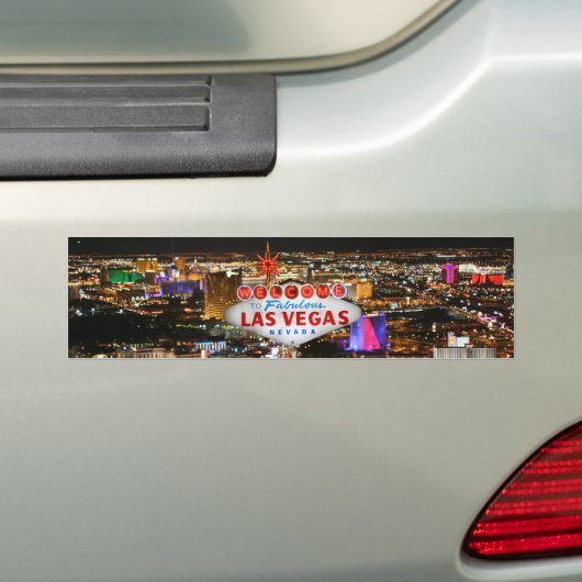 Las Vegas Bumpersticker (Op auto)