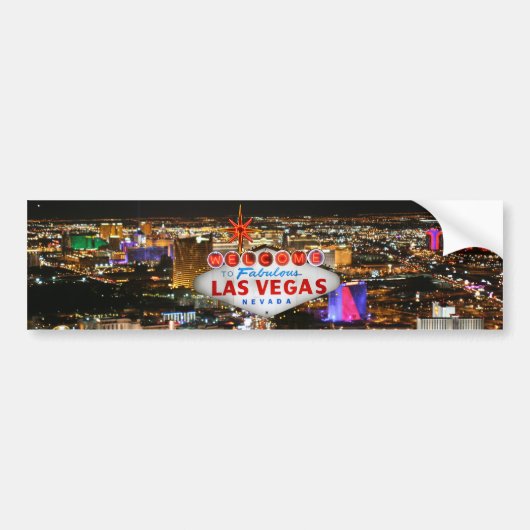 Las Vegas Bumpersticker (Voorkant)