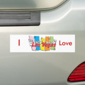 Las Vegas- Bumpersticker (Op auto)