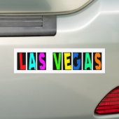LAS VEGAS BUMPERSTICKER (Op auto)