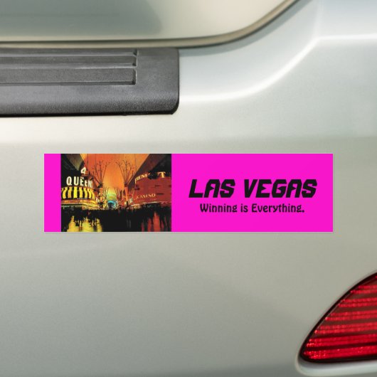 Las Vegas Bumpersticker (Op auto)