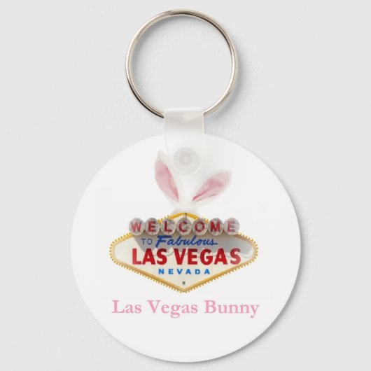 Las Vegas Bunny Ears Sleutelhanger (Voorkant)