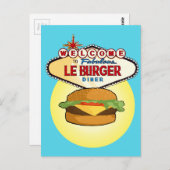 Las Vegas Burger Diner Briefkaart (Voorkant / Achterkant)
