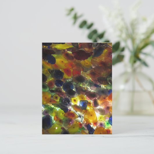 Las Vegas Butterfly Garden Flower lieveheersbeestj Briefkaart (Staand voorkant)